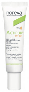Noreva Actipur Sun Care SPF50+ Light Tint 30ml face moisturizers #size_ 30ml